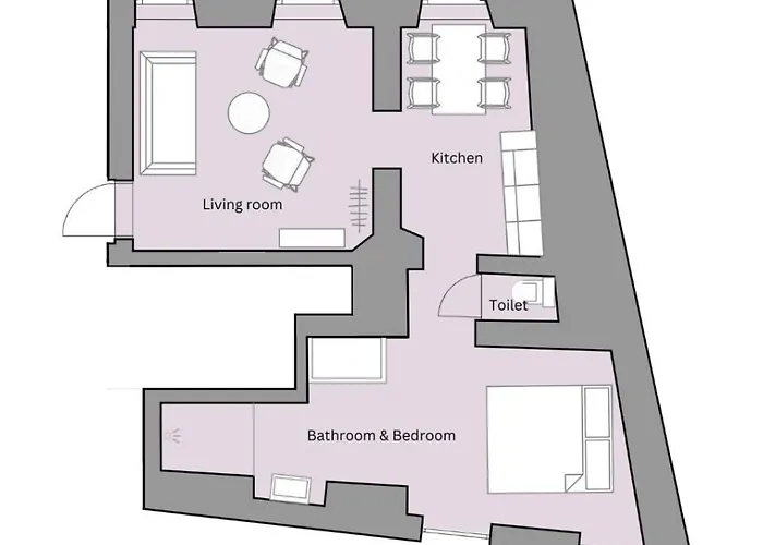 Charming 45m2 In Heart Of Apartment